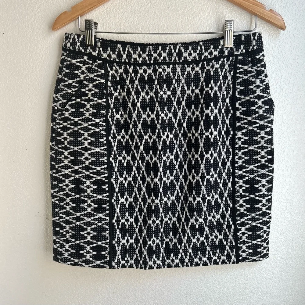 Comptoir Des Cotonniers | Tweed A-Line Patterned Skirt